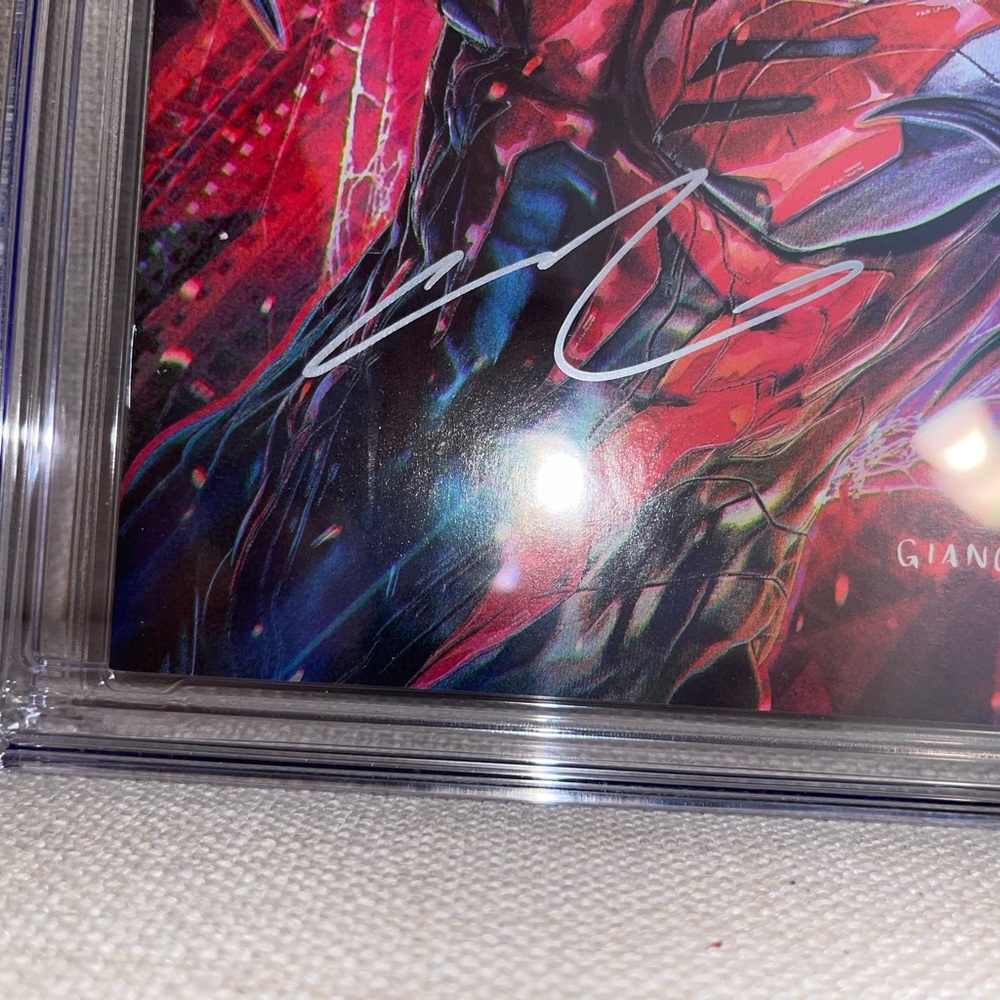 SPIDER-MAN 2099: Dark Genesis #1 TRADE VARIANT CGC SS 9.8 Signed by JOHN GIANG - Picture 4 of 6